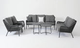OSCAR Lounge Set – 7-Seater Comfort with Unique Dual-Height Tables
