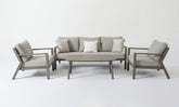 MANUTI Lounge Set – Contemporary Elegance in Aluminum and Rope