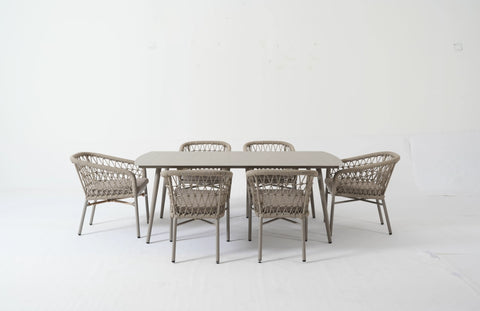 MICHAEL TOWN Dining Set – Crafted for Elegant Outdoor Living