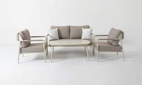 TREVINO Lounge Set – 4-Seater Comfort with Sleek Outdoor Appeal