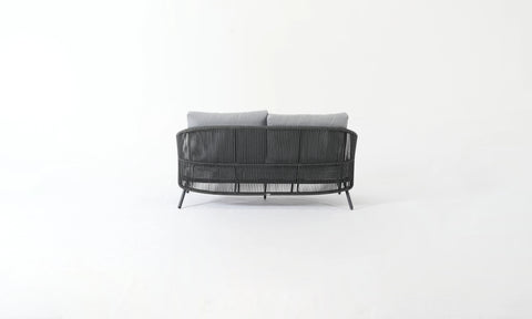 ALBERTI Lounge Set – 5-Seater Outdoor Elegance in Charcoal Grey