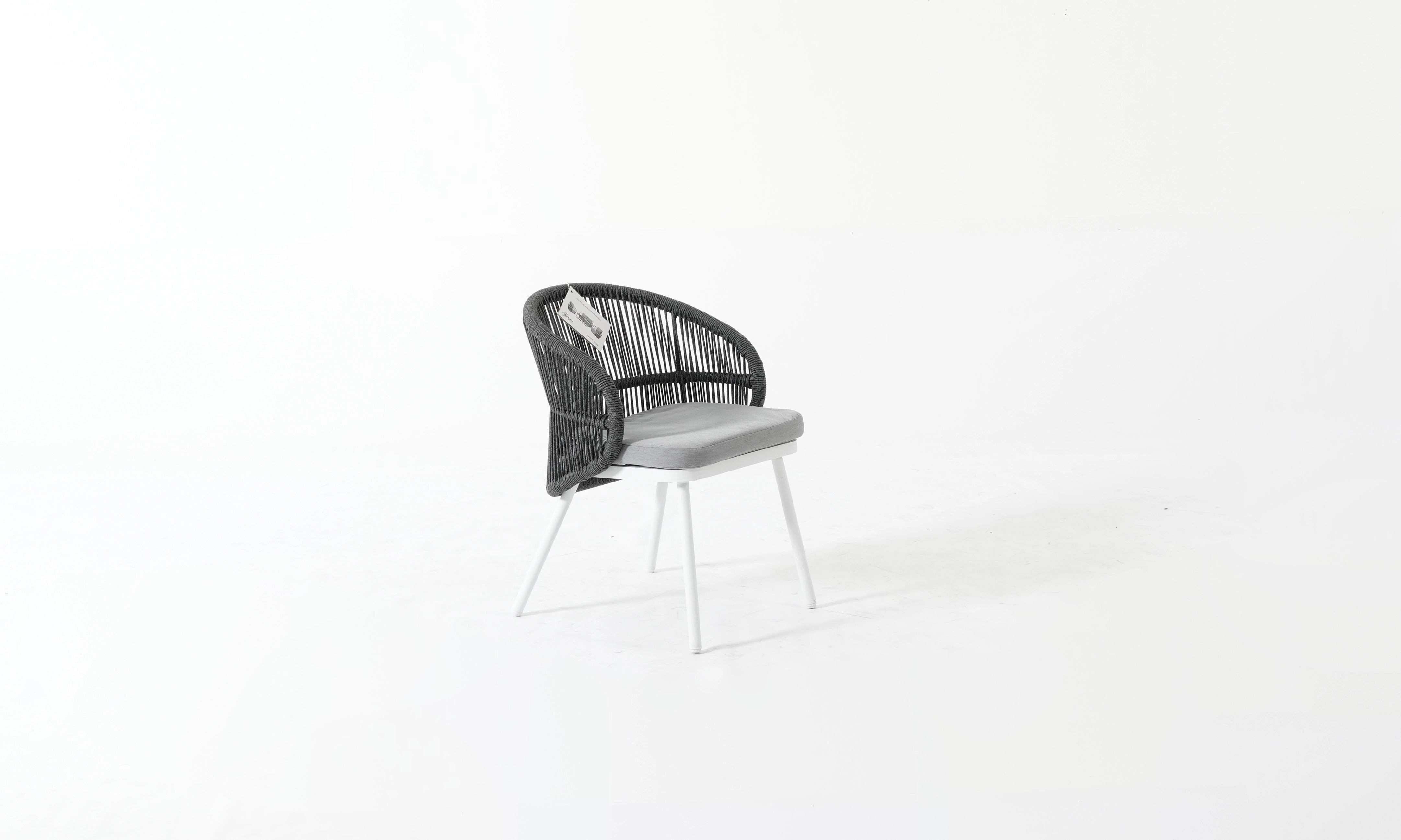 ALBERTI Lounge Set – 5-Seater Outdoor Elegance in Charcoal Grey